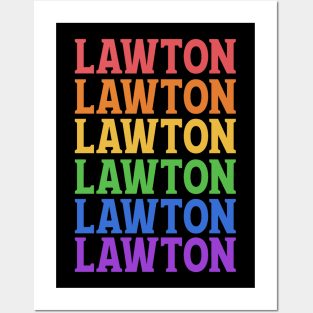 LAWTOWN COLORFUL CITY Posters and Art